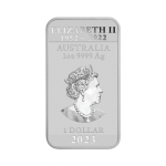 2023 Australia Dragon Rectangular 1 oz Silver Coin