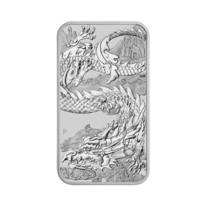 2023 Australia Dragon Rectangular 1 oz Silver Coin