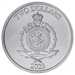 2023 New Zealand Mint Roaring Lion 1 oz Silver Coin