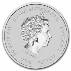 2023 Perth Casino Royale Chip 1 oz Silver Coin