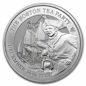 2023 St Helena Boston Tea Party 1 oz Silver