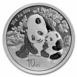 2024 China Panda 30 gram Silver Coin (In Capsule)