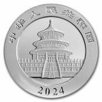 2024 China Panda 30 gram Silver Coin (In Capsule)