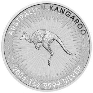 2024 Perth Mint Australian Kangaroo 1 oz Silver Coin