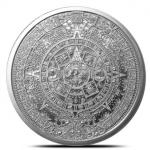 Aztec Calendar 1 oz Silver Round