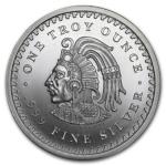 Aztec Calendar 1 oz Silver Round