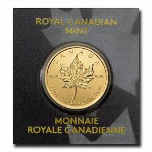 Canadian Maple Leaf 1 Gram Gold Coin
