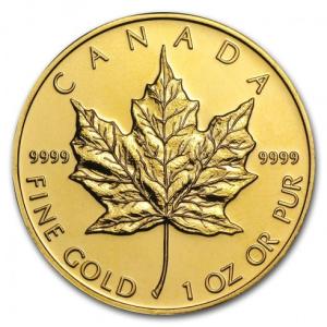 Canadian Maple Leaf 1 oz Gold Coin