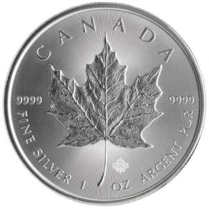 Canadian Maple Leaf 1 oz Silver Coin