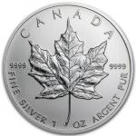 Canadian Maple Leaf 1 oz Silver Coin