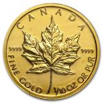 Maple Leaf 1/10 oz Gold Coin