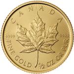 Maple Leaf 1/2 oz Gold Coin