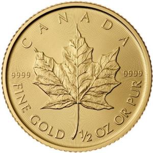 Maple Leaf 1/2 oz Gold Coin