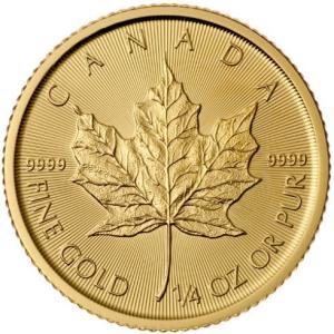 Maple Leaf 1/4 oz Gold Coin