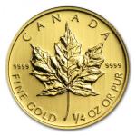 Maple Leaf 1/4 oz Gold Coin