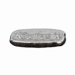 Old World Egyptian God Anubis Jackal 1 oz .999 Fine Silver Relic Bar