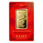 PAMP Lunar Legends Azure Dragon 1 oz Gold Bar (In Assay)