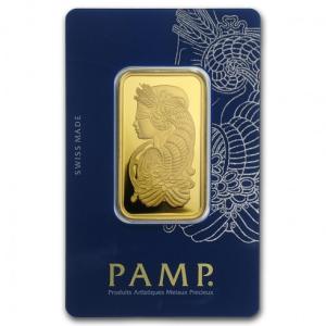 Pamp Suisse Veriscan Fortuna 1 oz Gold Bar