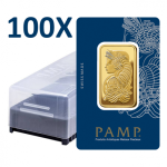 Pamp Suisse Veriscan Fortuna 100 x 1 oz Gold Bar