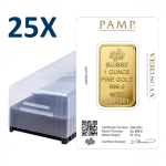 Pamp Suisse Veriscan Fortuna 25 x 1 oz Gold Bar