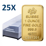 Pamp Suisse Veriscan Fortuna 25 x 1 oz Gold Bar