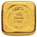 Perth Mint 1 oz Gold Cast Bar
