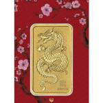 Perth Mint Lunar Dragon 1 oz Gold Bar