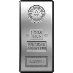 Royal Canadian Mint 1 Kilo Silver Bar