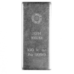 Royal Canadian Mint 100 oz Silver Bar