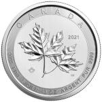 Royal Canadian Mint Magnificent Maple Leaves 10 oz Silver Coin