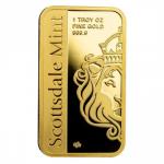 Scottsdale Mint PAMP Archangel Michael 1oz Gold Bar