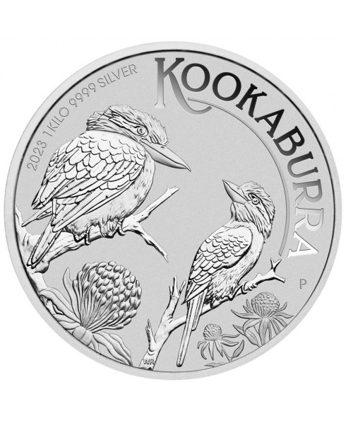 2023 Perth Mint Kookaburra 1 Kilo Silver Coin