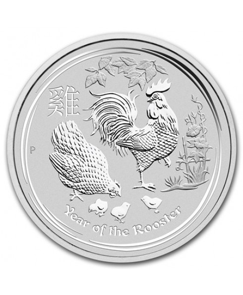 2017 Perth Mint Year of the Rooster 10 oz Silver Coin