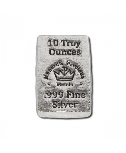 Monarch Precious Metals 10 oz Silver Bar