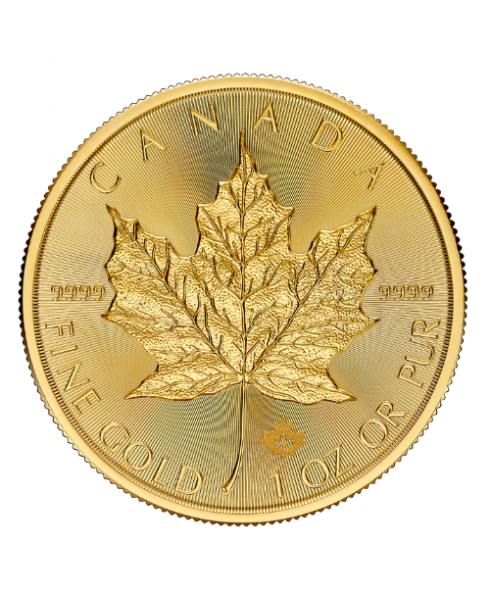 2025 Canadian Maple Leaf 1 oz Gold Coin