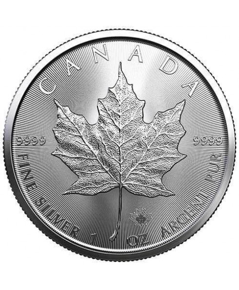 2022 Canadian Maple Leaf 1 oz Silver Coin BU