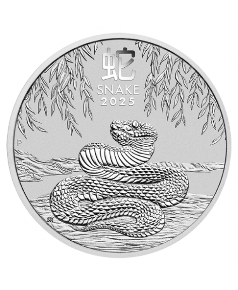 2025 Perth Mint Year of the Snake1 oz Silver Coin 
