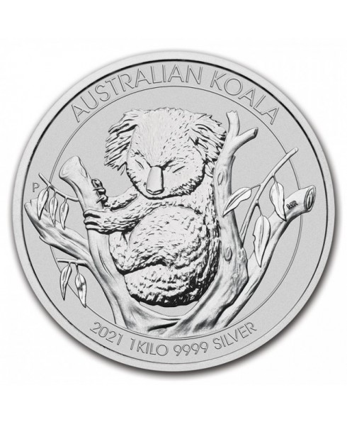 2021 Perth Mint Koala 1 kilo Silver Coin