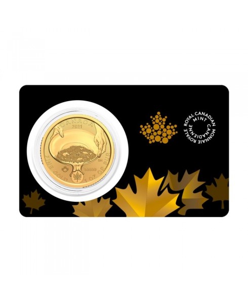 2021 RCM Klondike Gold Rush 1 oz Gold Coin