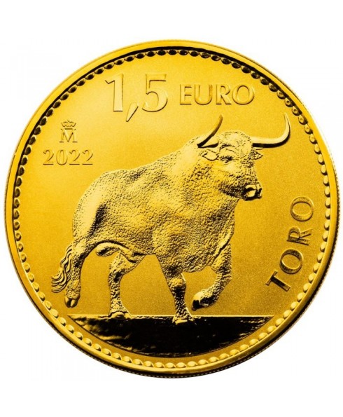 2022 El Toro: Spanish Bull 1 oz Gold Coin | Spanish Mint Reverse Proof