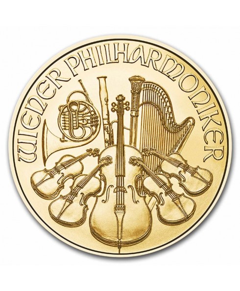 2024 Austrian Philharmonic 1 oz Gold Coin 