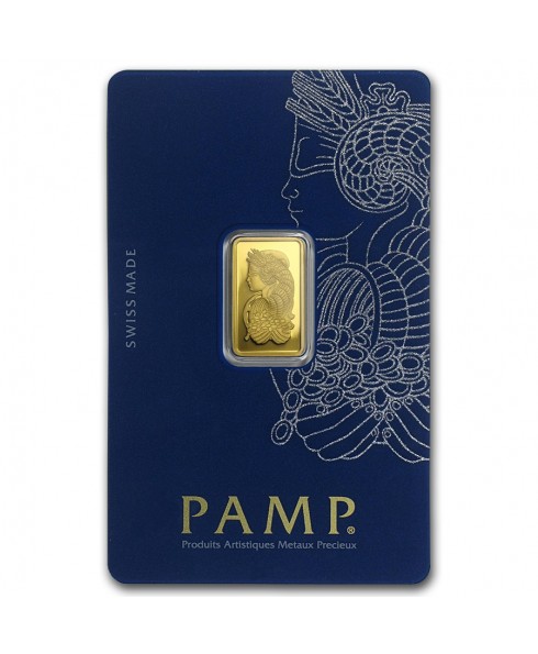 Pamp Suisse Veriscan Fortuna 2.5 gram Gold Bar