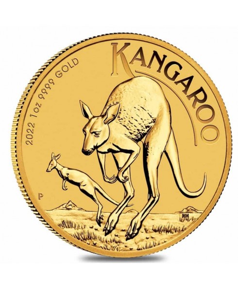 2022 Perth Mint Kangaroo 1 oz Gold Coin
