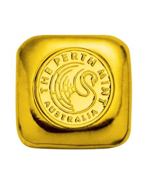 Perth Mint 1 oz Gold Cast Bar