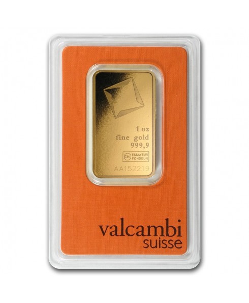 Valcambi 1 oz Gold Bar