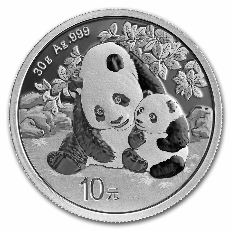 2024 China Panda 30 gram Silver Coin (In Capsule)