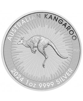 2024 Perth Mint Australian Kangaroo 1 oz Silver Coin