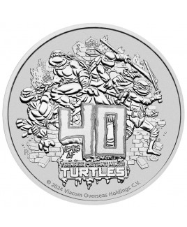 2024 Teenage Mutant Ninja Turtles™ 40th Anniversary 1 oz Silver Coin