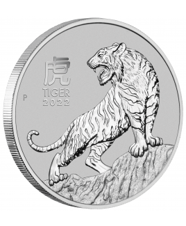 2022 Perth Mint Lunar Tiger 1 oz Platinum Coin