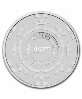 2023 Perth Casino Royale Chip 1 oz Silver Coin